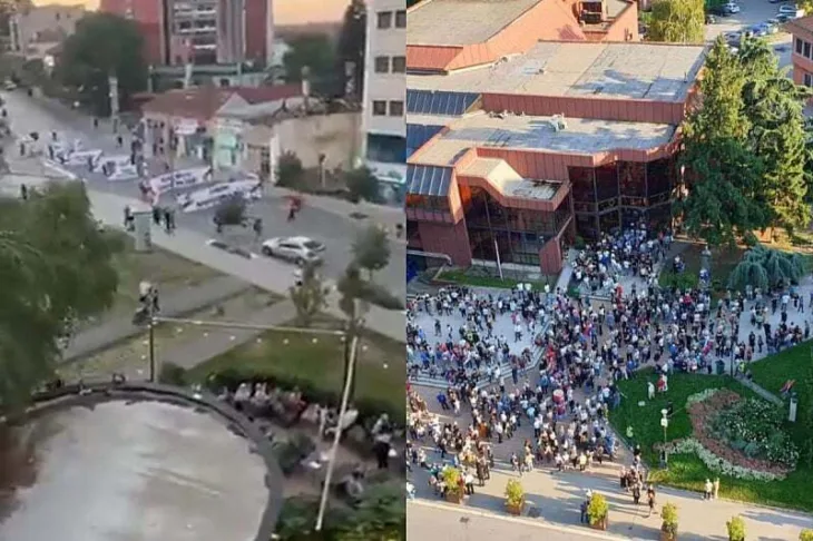 na protestima protiv blokada 08 Protesti u Srbiji
