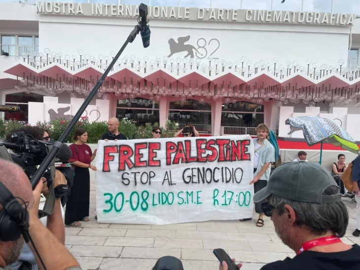 Gaza venecija protest/ x