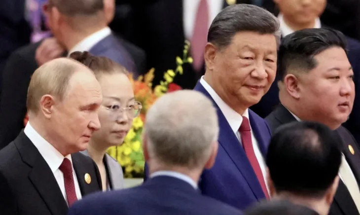 Kim Jong-un Vladimir Putin Xi Jinping Reuters