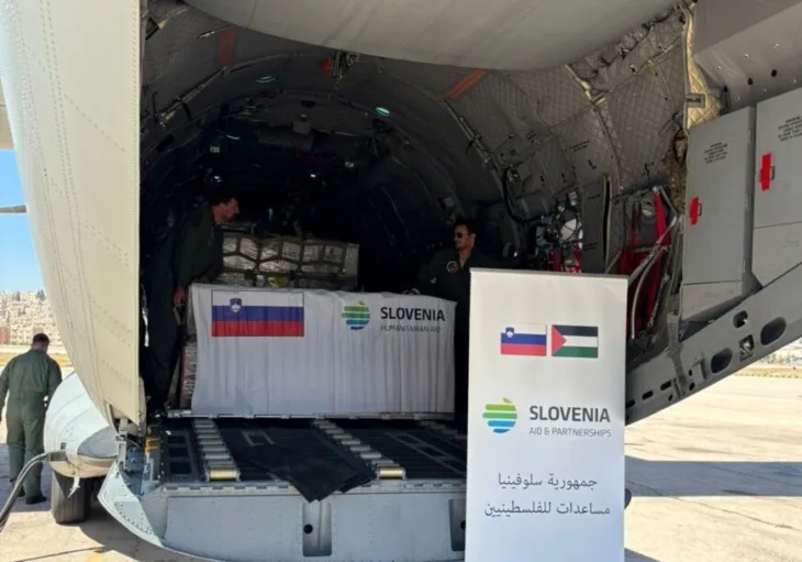 AA 20250905 39027181 39027180 CETVRTA ZRACNA POSILJKA HUMANITARNE POMOCI SLOVENIJE ZA GAZU STIGLA U AMMAN e1757069296549 872x610