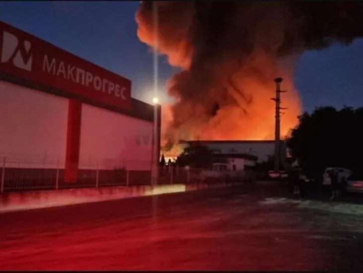 Makedonija fabrika pozar