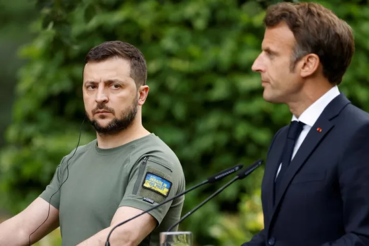 Zelenski i Macron