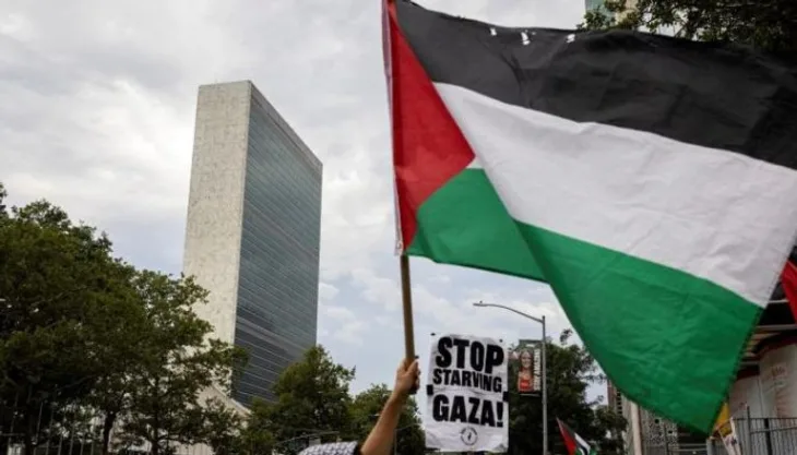 Un Protesti podrske Gazi ispred Ujedinjenih nacija