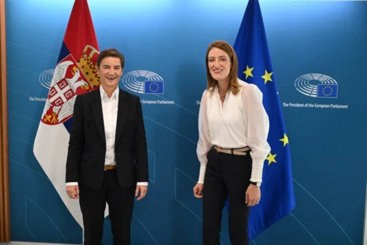 Brnabic i Roberta Metsole