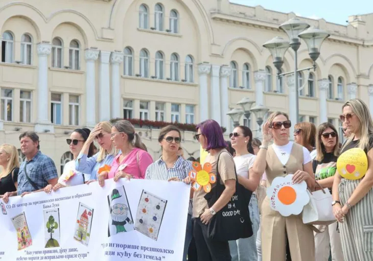 Vaspitaci iz Banjaluke ponovo na ulici