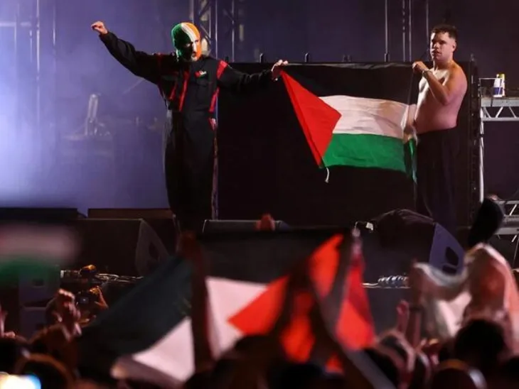 Irski bend podrska palestini