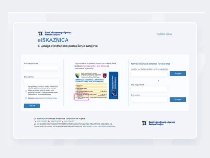 Zamjena isteklih elektronskih zdravstvenih legitimacija online