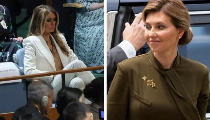 Olena Zelenska Melanija Tramp