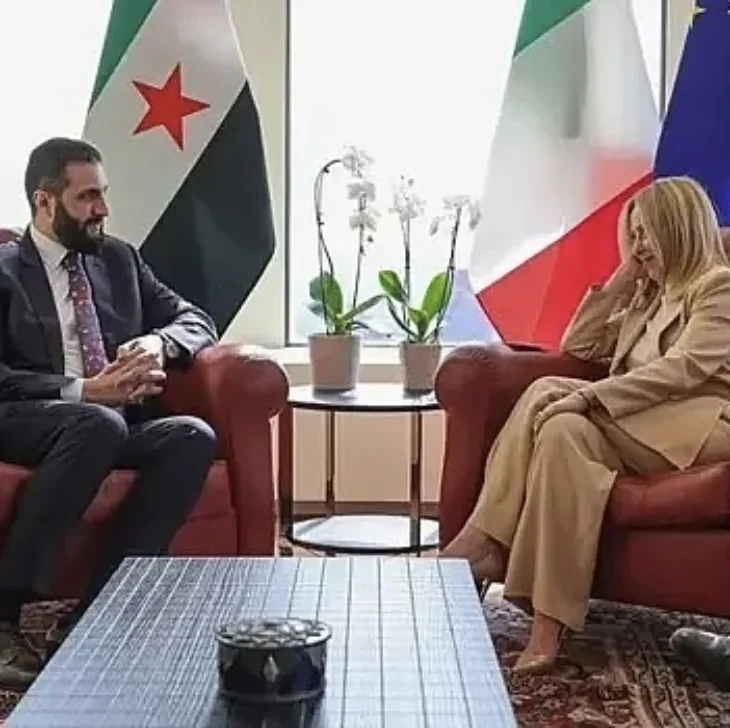 Ahmed Al Shara i Meloni