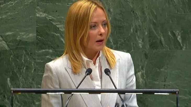 Giorgia Meloni UN fot forbes