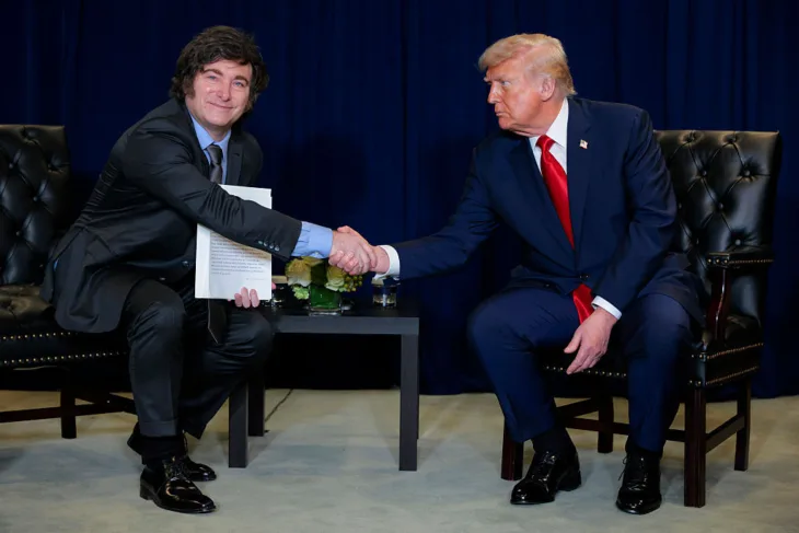 Javier Milei Donald Trump Chip Somodevilla/Getty Images