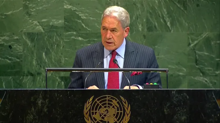 Winston Peters UN