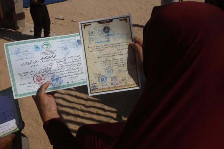 Palestina diplome/ AA