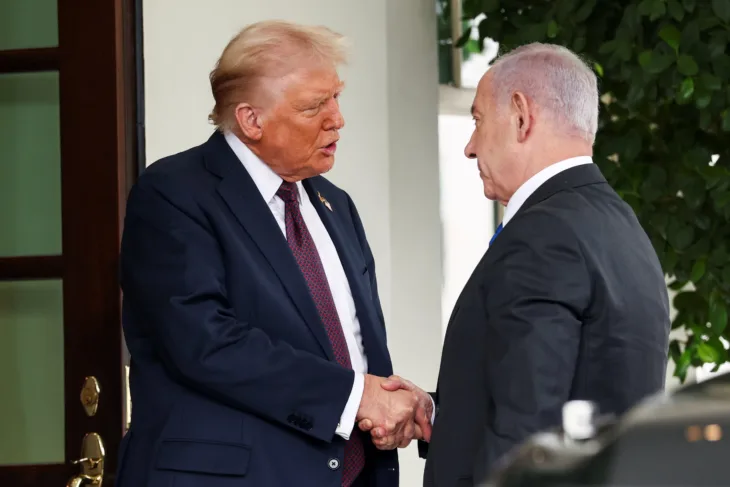 Trump i netanyahu