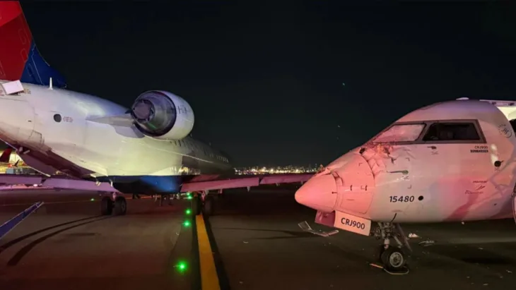Sudarila se dva aviona new york News18