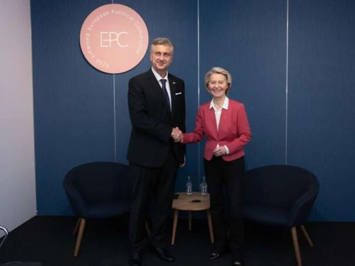 Plenkovic i von der leyen