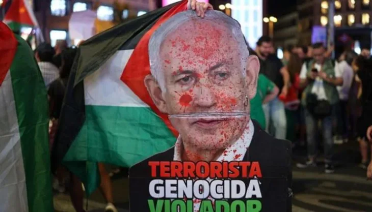 Benjamin Netanyahu protesti