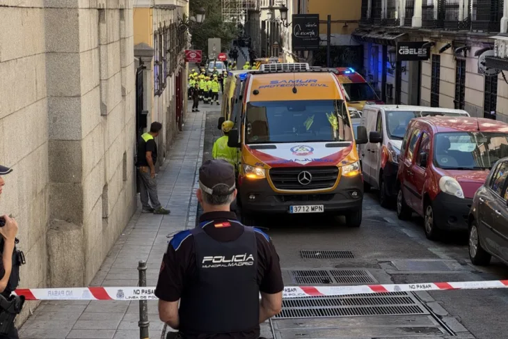 Madrid rusenje zgrade epa