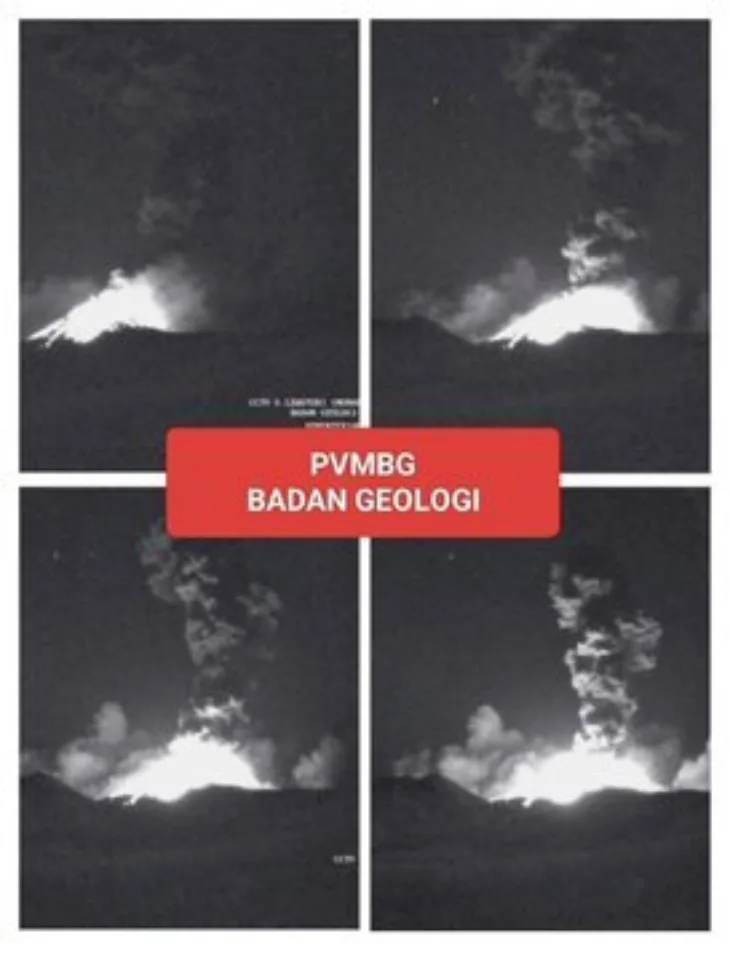 Indonezija vulkan Erupcija vulkana Lewotobi Laki Laki