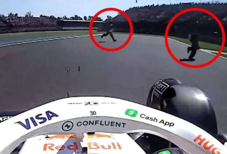 Formula Pretrcavali stazu dok utrka jos traje