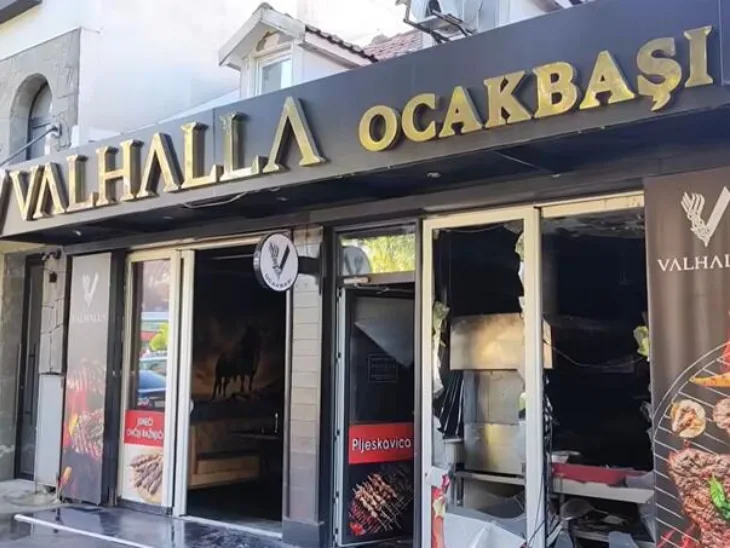Crna gora podgorica demoliran lokal turskog drzavljanina