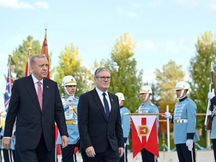 Keir Starmer Recep Tayyip Erdogan
