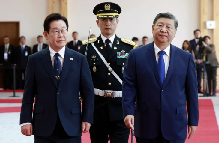 Xi jiping Lee jae Myung