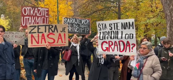 Gradjani protest ks