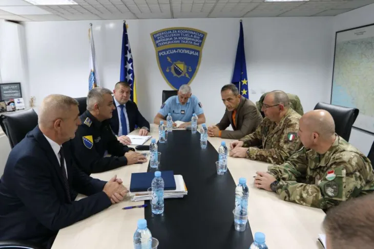Zamjenik komandanta EUFOR a posjetio Direkciju za koordinaciju policijskih tijela Bi H