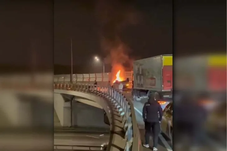 Rusija Lamborghini se prevrnuo i zapalio, poginuo poznati kripto biznismen
