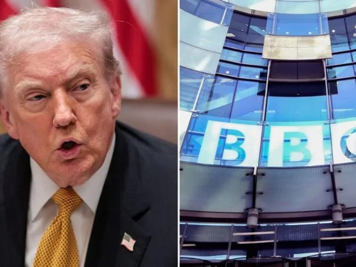 Donald trump bbc Foto: Sky News