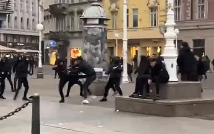 Zagreb tuca Bad Blue Boys Torcida