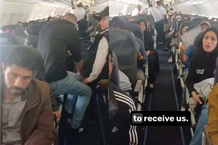 Palestinci zaglavljeni u avionu na aerodromu