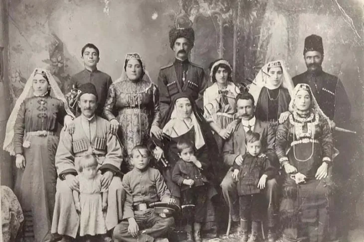 Porodica poznatog Ahiska Turcina Omera Faika bega 1915 godina