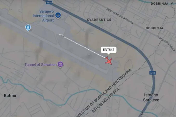 Zmajevi zaglavljeni na sarajevskom aerodrom