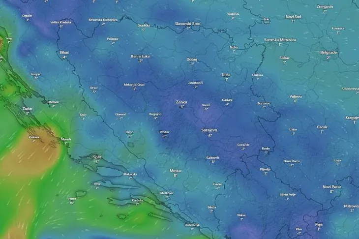 Vremenska prognoza zima