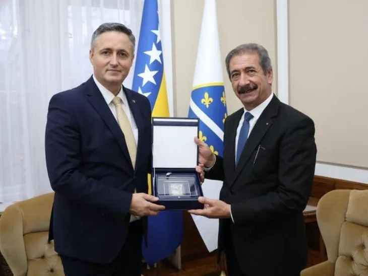 Denis Bećirović Rezeq Namoor  Ambasador Palestine Namoora nakon 11 godina odlazi iz Bi H