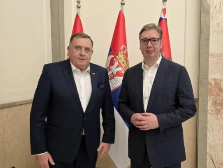 Dodik i vucic ponovo rame uz rame u beogradu mile 6921ba5949b73