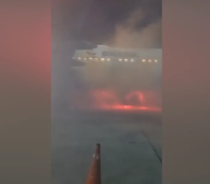 Brazil pozar avion