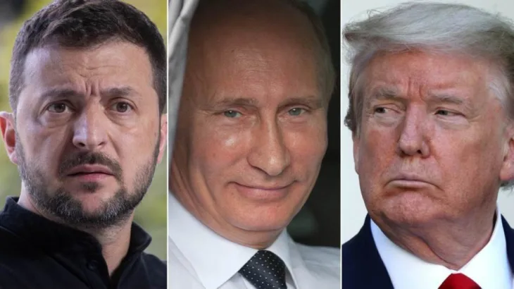 Vladimir Putin Donald Tramp Vladimir Zelenski