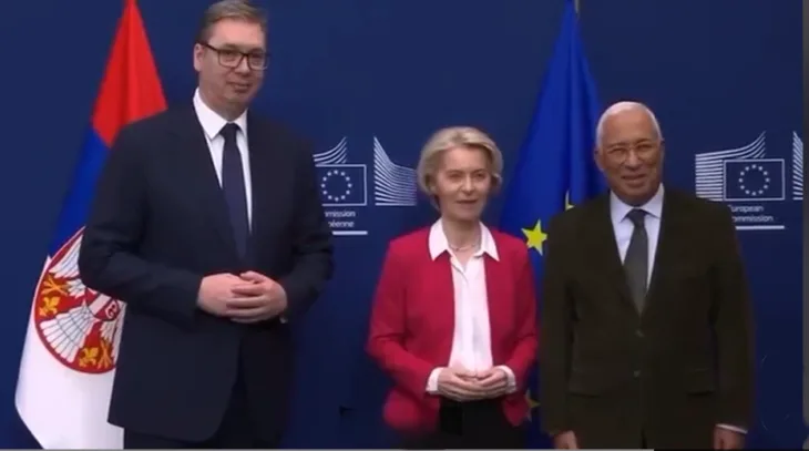 Aleksandar Vucic Ursula von der Leyen
