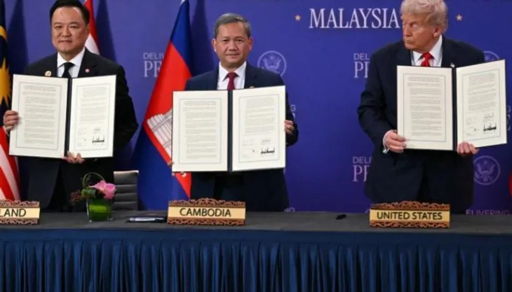 Trump s premijerima Kambodze i Tajlanda