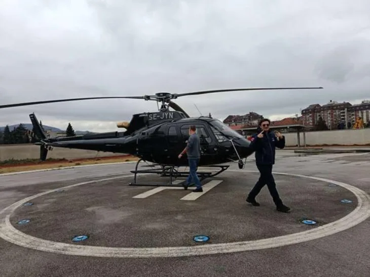 Helikopter Airbus AS350/  fena