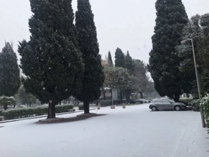 Podgorica pada snijeg