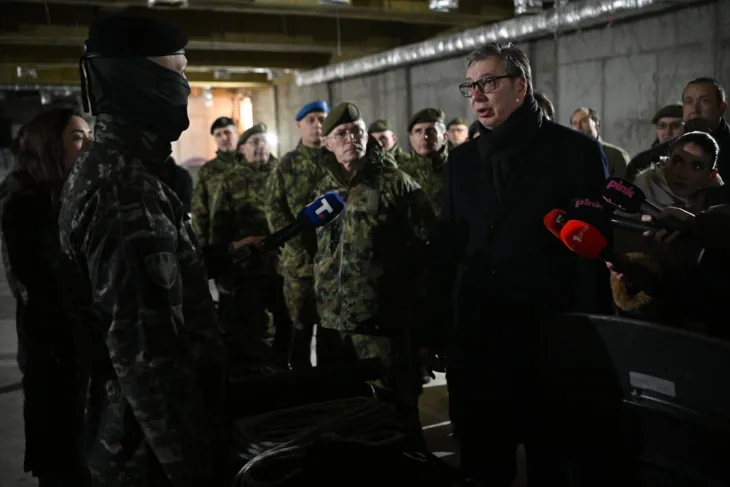 Aleksandar Vucic Kobre vojna jednica  FOTO TANJUG/ AMIR HAMZAGIC