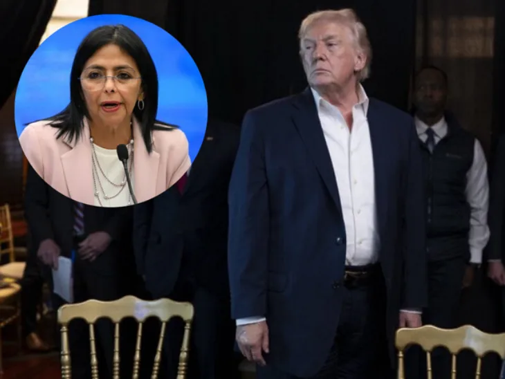 Delcy Rodriguez Donald Trump 01