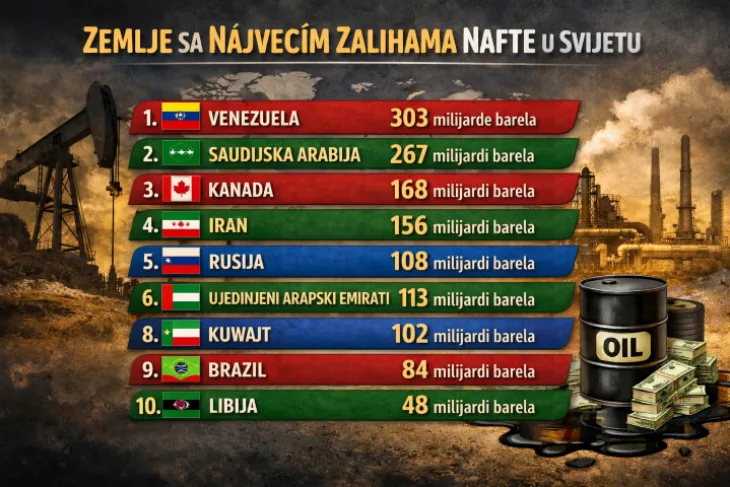 Nafta zalihe rezerve etto ba