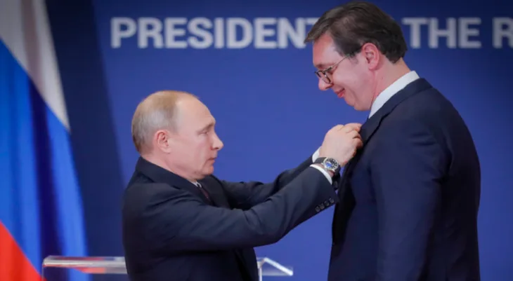 Vladimir Putin Aleksandar Vucic