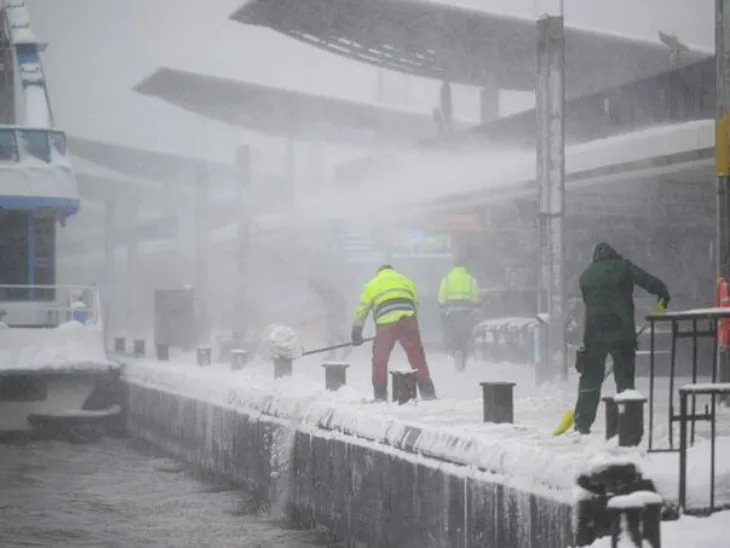 Evropa Val hladnoce zima