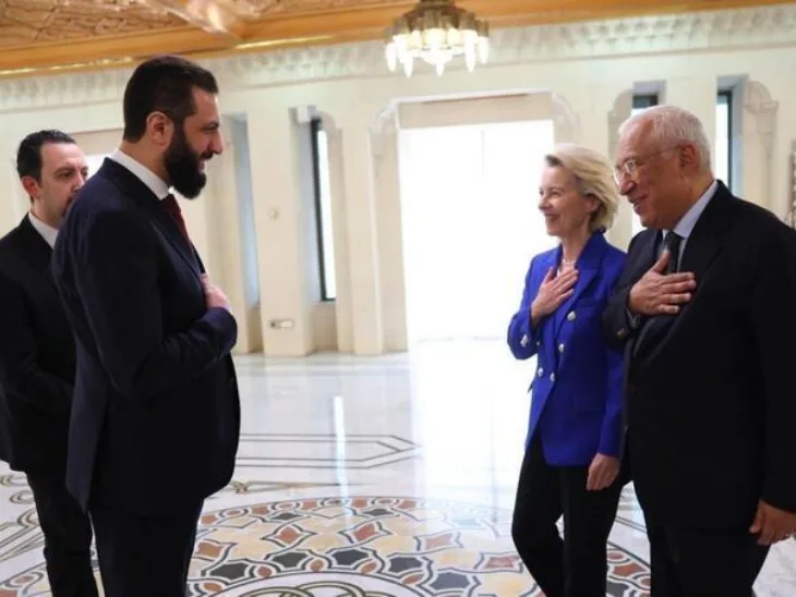 Ahmed al Sharaa Ursula von der Leyen